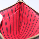 LOUIS VUITTON Damier Ebene Neverfull MM Pouch Accessory Pouch LV Auth BA4153-18