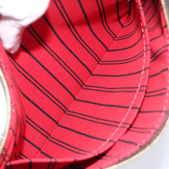 LOUIS VUITTON Damier Ebene Neverfull MM Pouch Accessory Pouch LV Auth BA4153