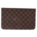 LOUIS VUITTON Damier Ebene Neverfull MM Pouch Accessory Pouch LV Auth BA4153-13
