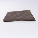LOUIS VUITTON Damier Ebene Neverfull MM Pouch Accessory Pouch LV Auth BA4153-3