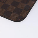 LOUIS VUITTON Damier Ebene Neverfull MM Pouch Accessory Pouch LV Auth BA4153-14