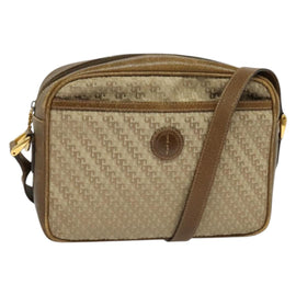 GUCCI Shoulder Bag Canvas Beige Gold 007 115 0162 Auth BA4154