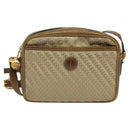 GUCCI Shoulder Bag Canvas Beige Gold 007 115 0162 Auth BA4154-2