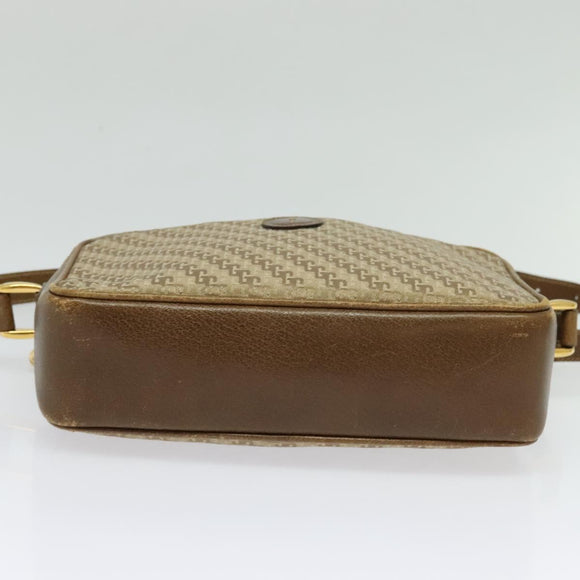 GUCCI Shoulder Bag Canvas Beige Gold 007 115 0162 Auth BA4154