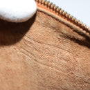 MCM Logogram Vicetos Shoulder Bag PVC Leather Brown Gold Auth BA4155-16