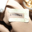 CHANEL Matelasse Chain Shoulder Bag Lamb Skin Beige Gold CC Auth BA4158-12