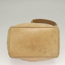 CHANEL Matelasse Chain Shoulder Bag Lamb Skin Beige Gold CC Auth BA4158-5