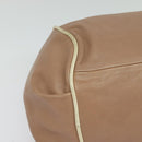 Chloe Etel Hand Bag Leather 2way Pink Silver Auth BA4166-14