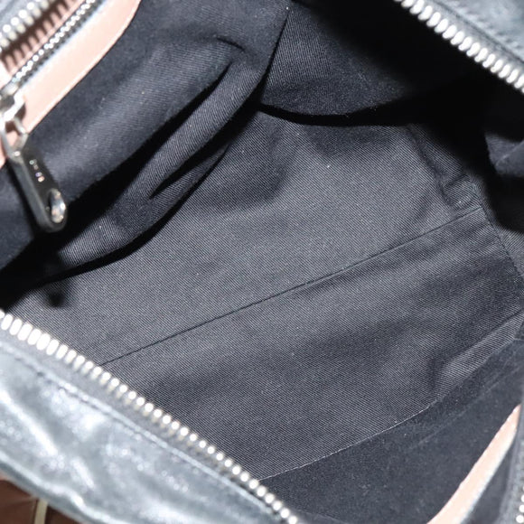 Chloe Etel Hand Bag Leather 2way Pink Silver Auth BA4166