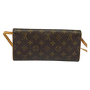 LOUIS VUITTON Monogram Pochette Twin GM Shoulder Bag M51852 LV Auth BA4168-2