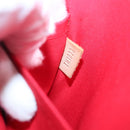 LOUIS VUITTON Monogram Vernis Reade MM Hand Bag Red Rouge M91086 LV Auth BA4169-19