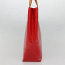 LOUIS VUITTON Monogram Vernis Reade MM Hand Bag Red Rouge M91086 LV Auth BA4169-4