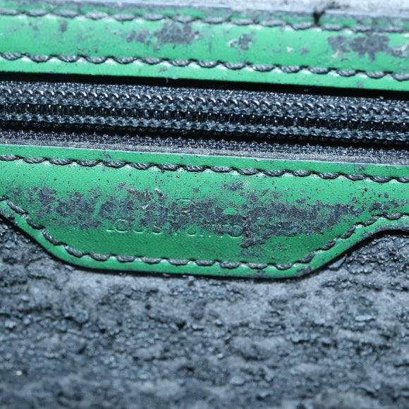 LOUIS VUITTON Epi Sac Plat Hand Bag Green M59084 LV Auth BA4170