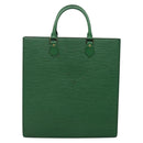 LOUIS VUITTON Epi Sac Plat Hand Bag Green M59084 LV Auth BA4170-2