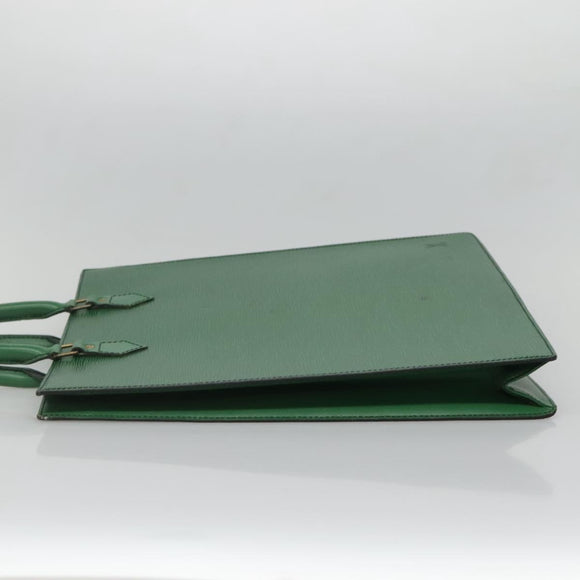 LOUIS VUITTON Epi Sac Plat Hand Bag Green M59084 LV Auth BA4170