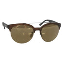 GUCCI Sunglasses Plastic Dark Brown Auth BA4175-1