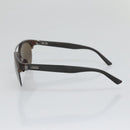 GUCCI Sunglasses Plastic Dark Brown Auth BA4175-5