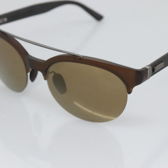 GUCCI Sunglasses Plastic Dark Brown Auth BA4175