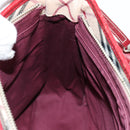 BURBERRY Nova Check Blue Label Shoulder Bag Canvas Beige Silver Auth BA4179-24