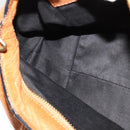 Chloe Etel Hand Bag Leather 2way Brown Gold Auth BA4185-18