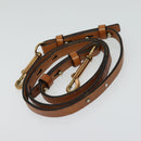 Chloe Etel Hand Bag Leather 2way Brown Gold Auth BA4185-21