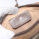 GUCCI GG Supreme Web Sherry Line Bag PVC Beige Gold 116 02 089 Auth BA4187-19