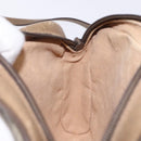 GUCCI GG Supreme Web Sherry Line Bag PVC Beige Gold 116 02 089 Auth BA4187-20