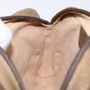 GUCCI GG Supreme Web Sherry Line Bag PVC Beige Gold 116 02 089 Auth BA4187-21