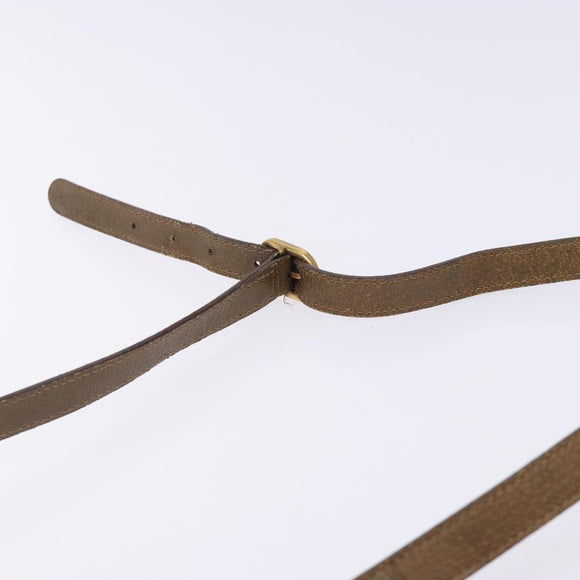 GUCCI GG Supreme Web Sherry Line Bag PVC Beige Gold 116 02 089 Auth BA4187