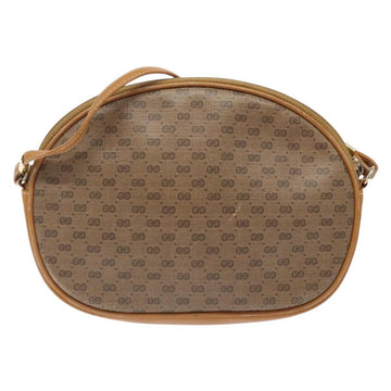 GUCCI Micro GG Supreme Shoulder Bag PVC Beige Gold 007 084 0094 Auth BA4197 - 0