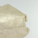 LOEWE Anag Lamb Nappa Aire Tote Bag Leather Gold Auth BA4201-14