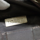 LOEWE Anag Lamb Nappa Aire Tote Bag Leather Gold Auth BA4201-17