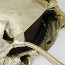 LOEWE Anag Lamb Nappa Aire Tote Bag Leather Gold Auth BA4201-6