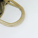 LOEWE Anag Lamb Nappa Aire Tote Bag Leather Gold Auth BA4201-7