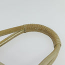 LOEWE Anag Lamb Nappa Aire Tote Bag Leather Gold Auth BA4201-8