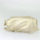 LOEWE Anag Lamb Nappa Aire Tote Bag Leather Gold Auth BA4201-5