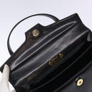 GIVENCHY Hand Bag Leather Black Gold Auth BA4202-15