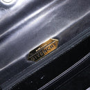 GIVENCHY Hand Bag Leather Black Gold Auth BA4202-16