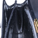 GIVENCHY Hand Bag Leather Black Gold Auth BA4202-19