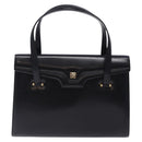 GIVENCHY Hand Bag Leather Black Gold Auth BA4202-2