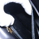 GIVENCHY Hand Bag Leather Black Gold Auth BA4202-20