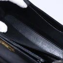 GIVENCHY Hand Bag Leather Black Gold Auth BA4202-21