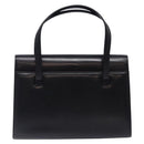 GIVENCHY Hand Bag Leather Black Gold Auth BA4202-3