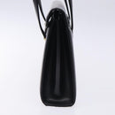 GIVENCHY Hand Bag Leather Black Gold Auth BA4202-5