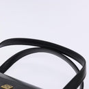 GIVENCHY Hand Bag Leather Black Gold Auth BA4202-8
