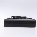 GIVENCHY Hand Bag Leather Black Gold Auth BA4202-9