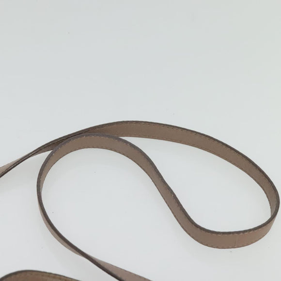 Salvatore Ferragamo Vala Shoulder Bag Leather Pink Gold Auth BA4203