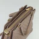 Salvatore Ferragamo Vala Shoulder Bag Leather Pink Gold Auth BA4203-6