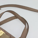 Salvatore Ferragamo Vala Shoulder Bag Leather Pink Gold Auth BA4203-8