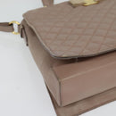 Salvatore Ferragamo Vala Shoulder Bag Leather Pink Gold Auth BA4203-10